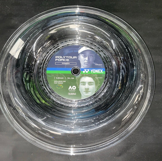 Yonex Poly Tour Force 16L 1.25mm/200m/656ft Tennis String Reel