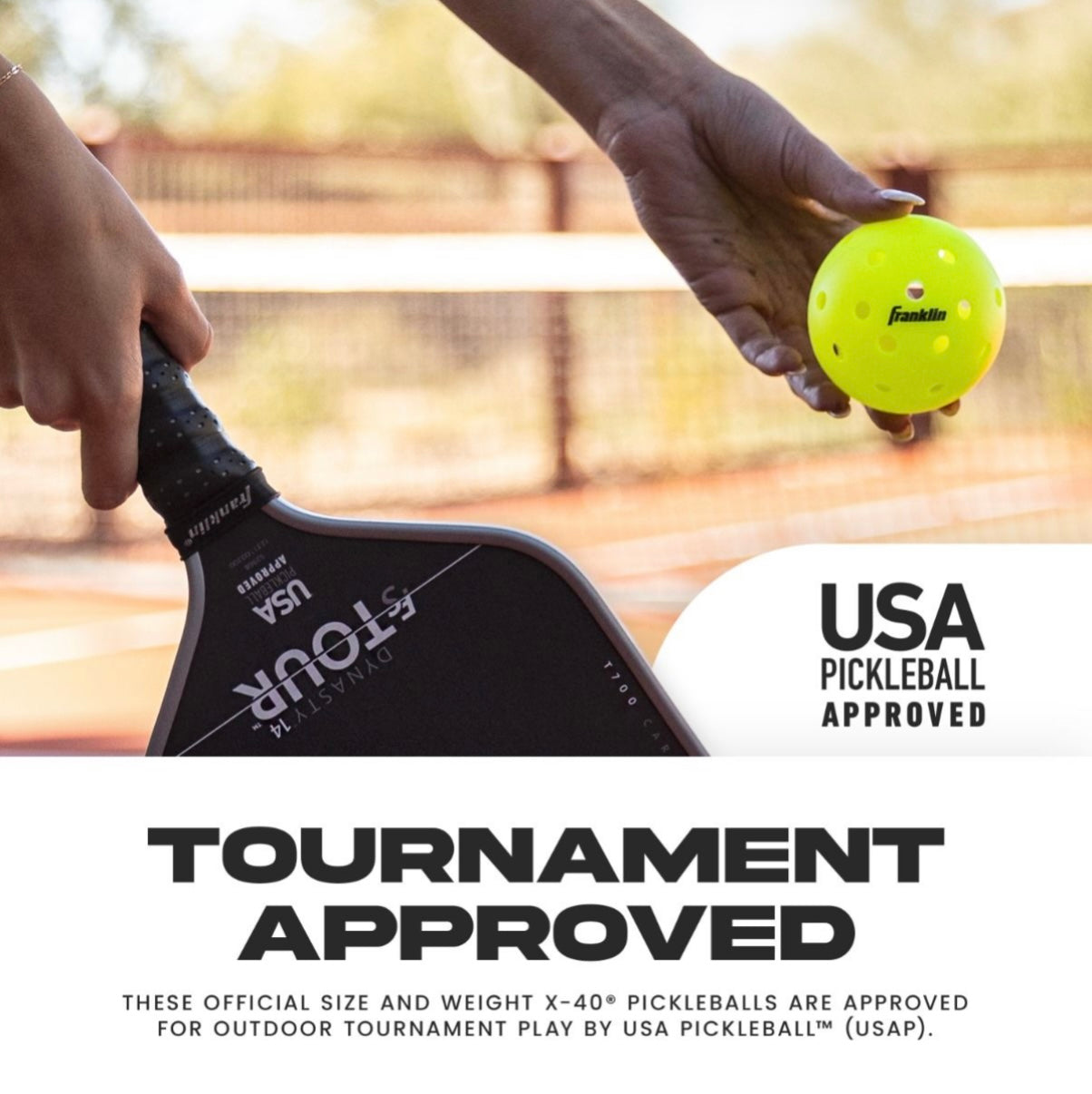 Franklin X-40 Pickleballs 3-Pack