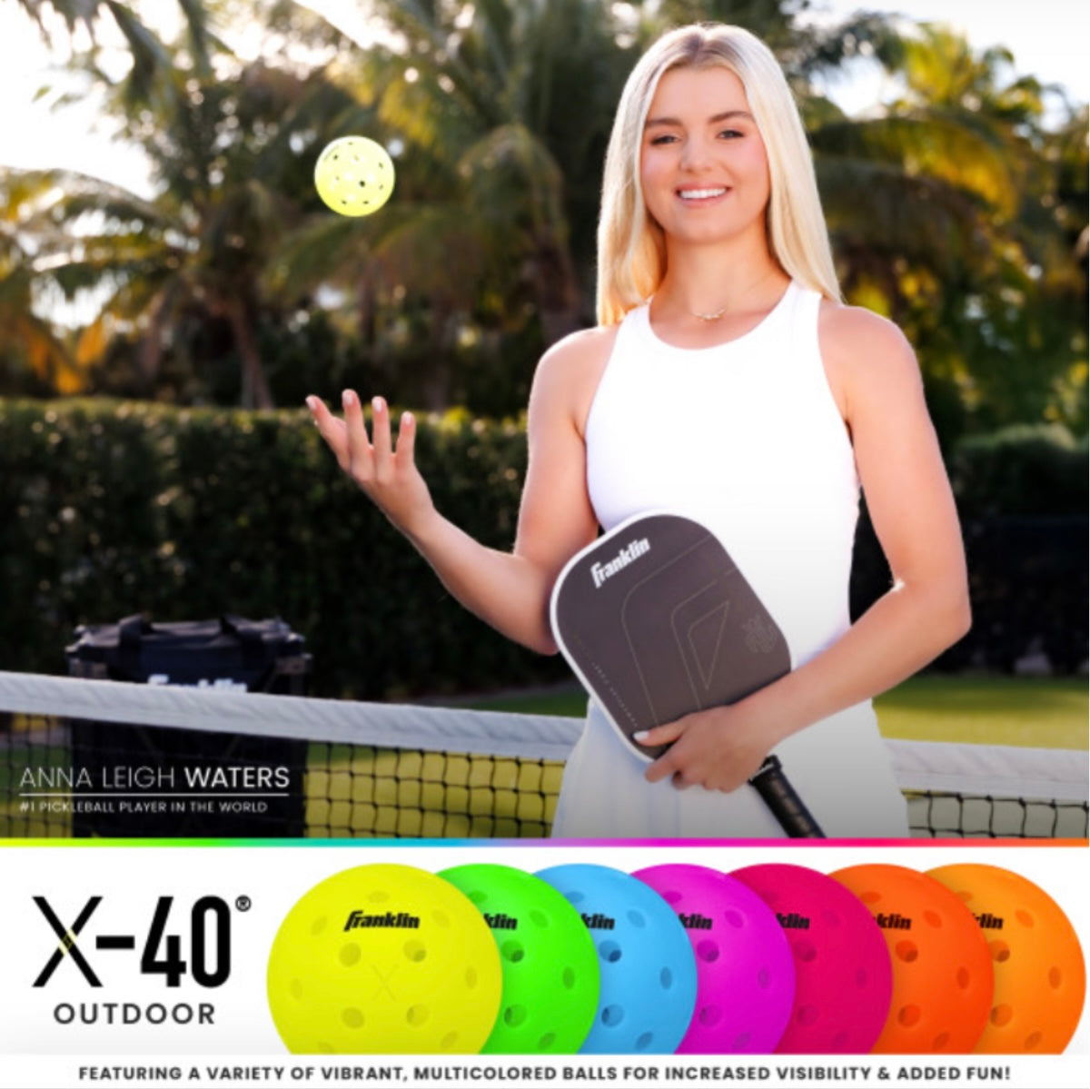 Franklin X-40 Pickleballs 3-Pack