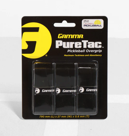 Gamma Pure Tac Pickleball Overgrip 3 Pack