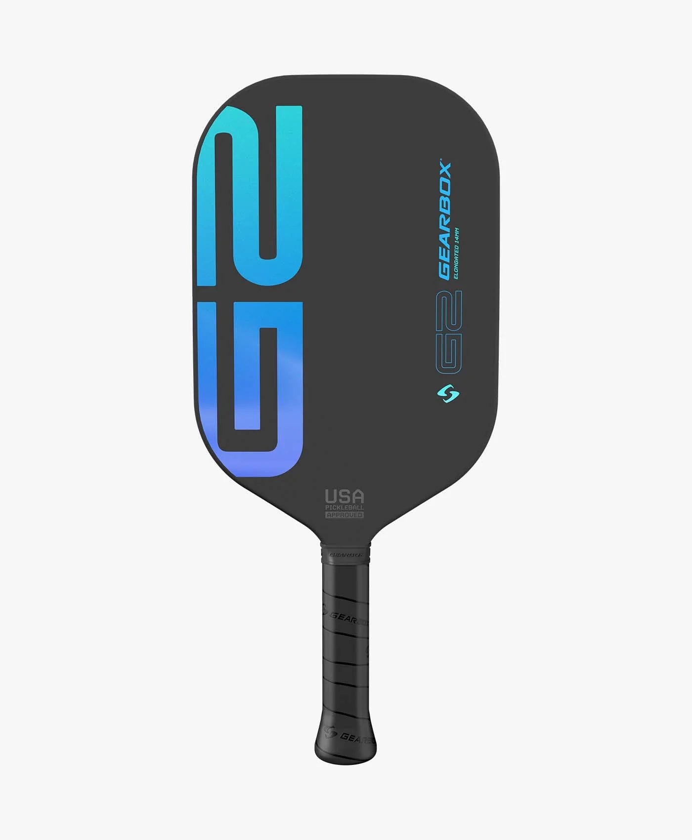 Gearbox G2 Elongated Pickleball Paddle 14mm front view