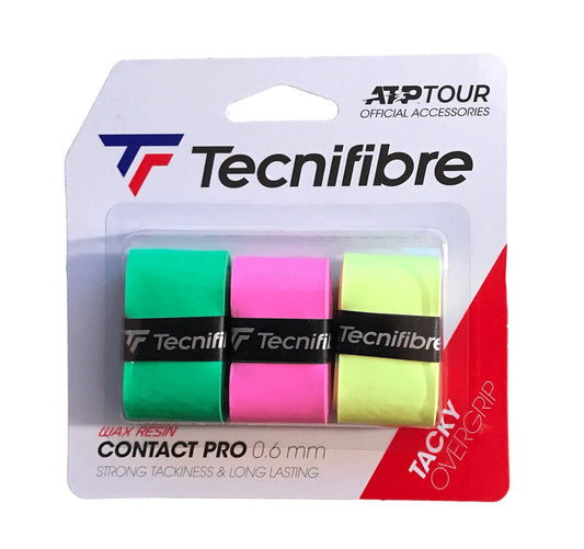 Tecnifibre Contact Pro Overgrips- 3 Pack