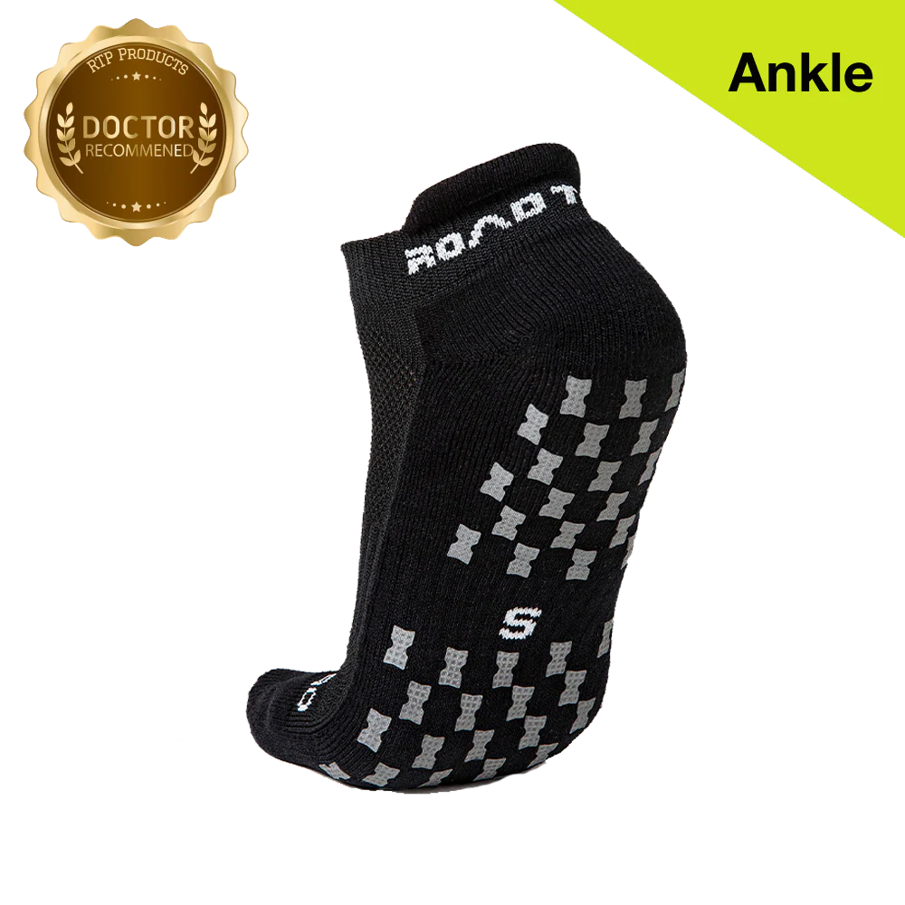 Road 2 Pro RTP Ultragrip V2 Dual-Sided Non-Slip Ankle Socks