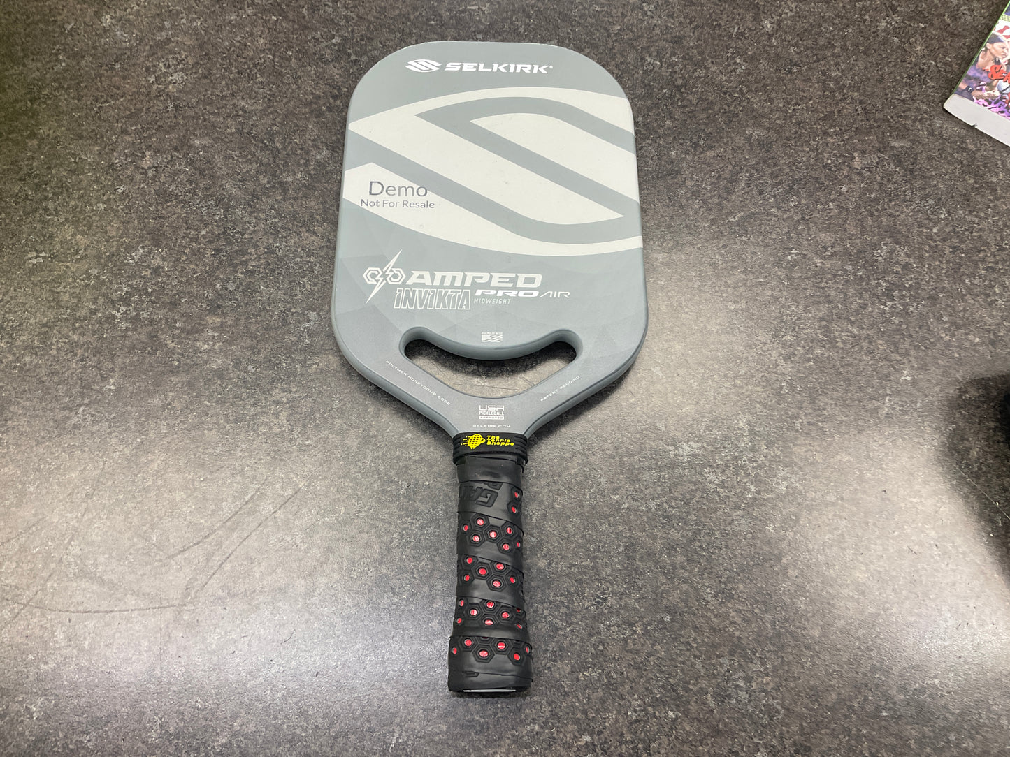 Used Selkirk Amped Pro Air Invikta Midweight Pickleball Paddle
