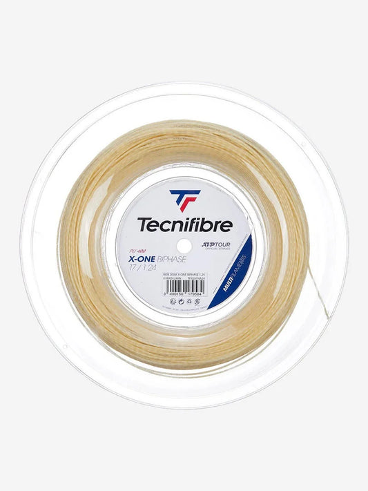 Tecnifibre X-One Biphase 1.24/17g Tennis String Reel 200m/660ft