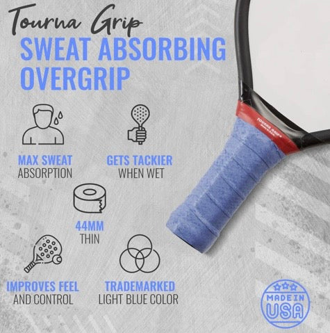 Tourna Pickleball Overgrip Dry Feel 10 Grip Roll