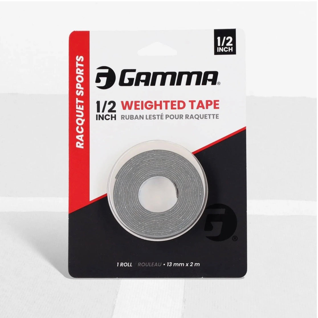 Gamma Tungsten Weighted Tape 1/4 Inch and 1/2 Inch