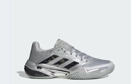 Adidas Barricade 13 Silver Men’s Tennis Court Shoes