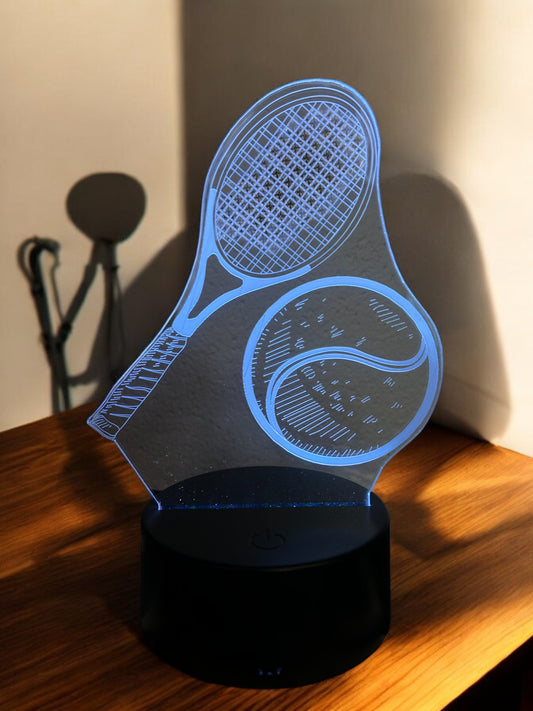 Color-Changing Tennis Racquet and Ball LED Light