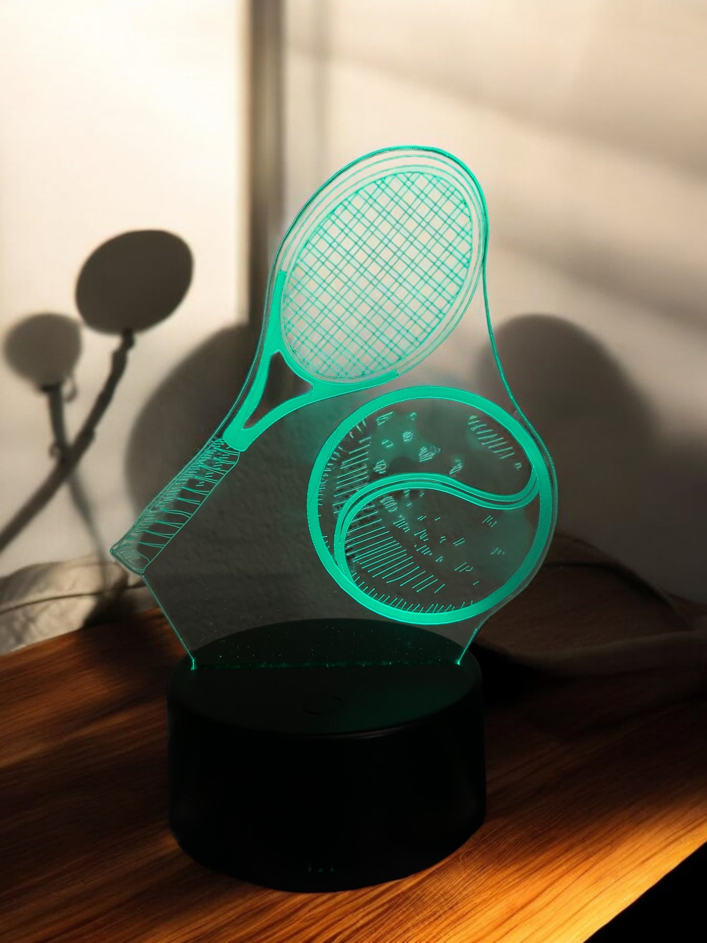 Color-Changing Tennis Racquet and Ball LED Light