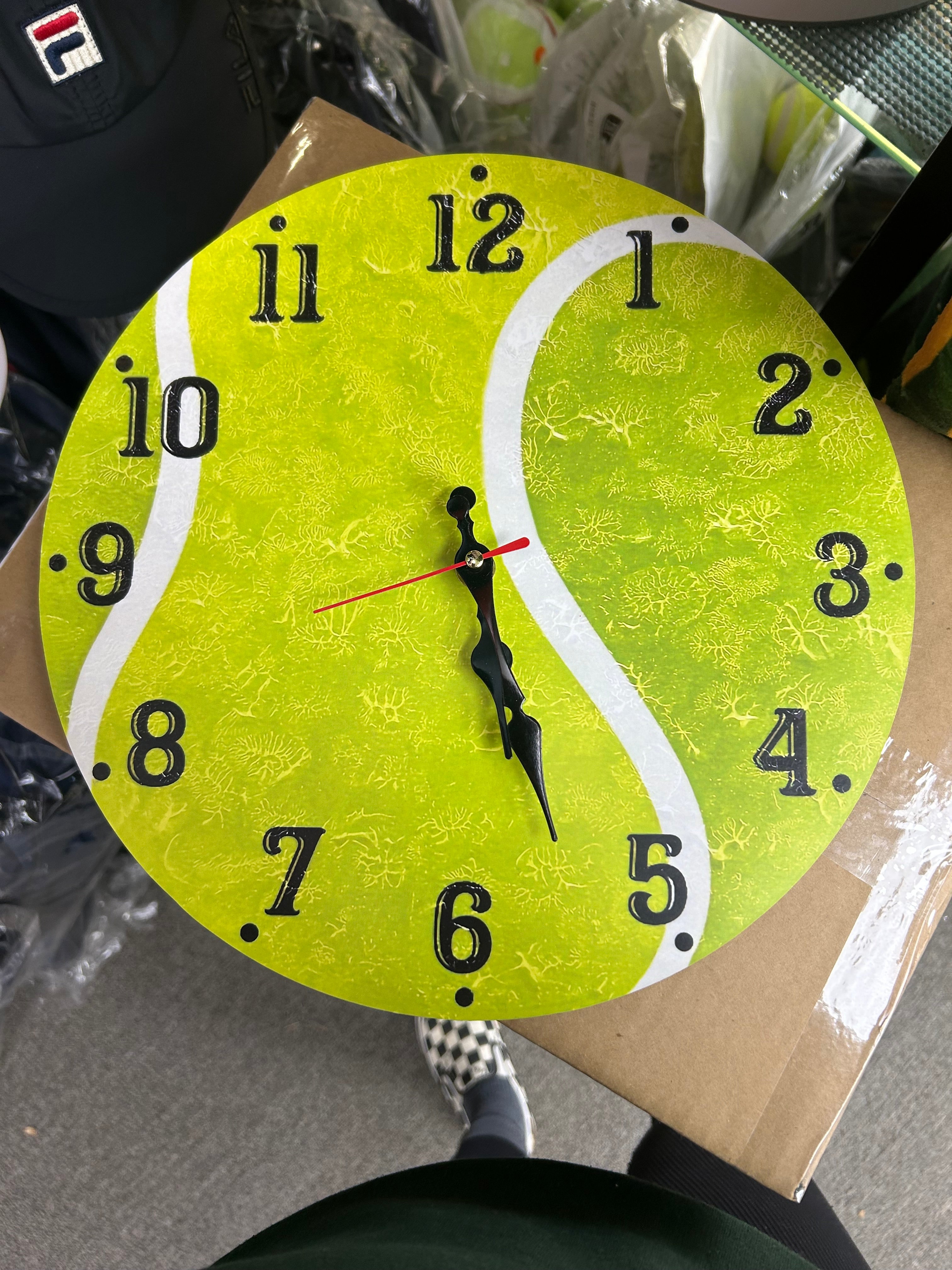 Tennis Ball Designed Clock – The Tennis Shoppe