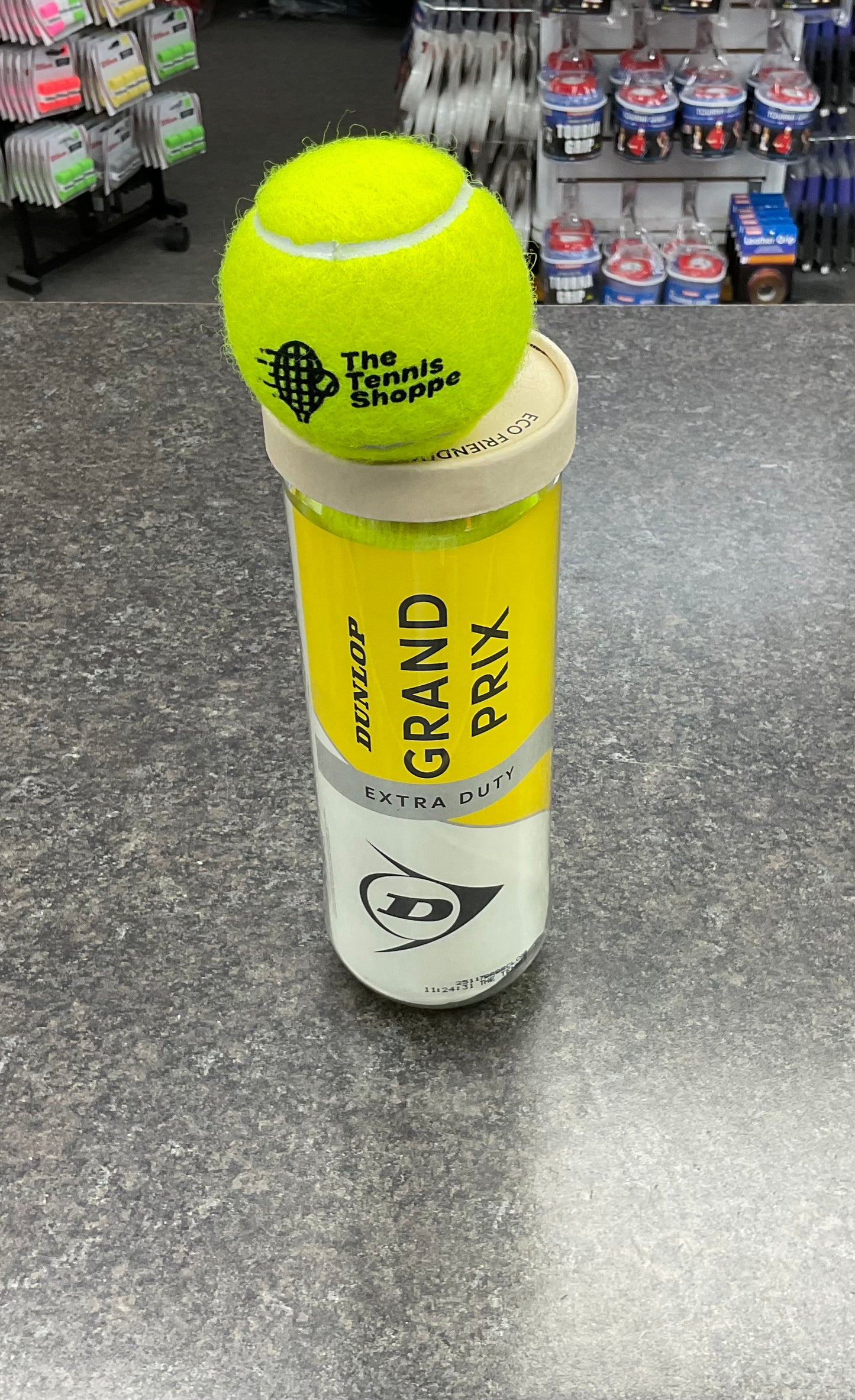 Dunlop Grand Prix Extra Duty Case with The Tennis Shoppe Logo 24 Cans - 72 Balls