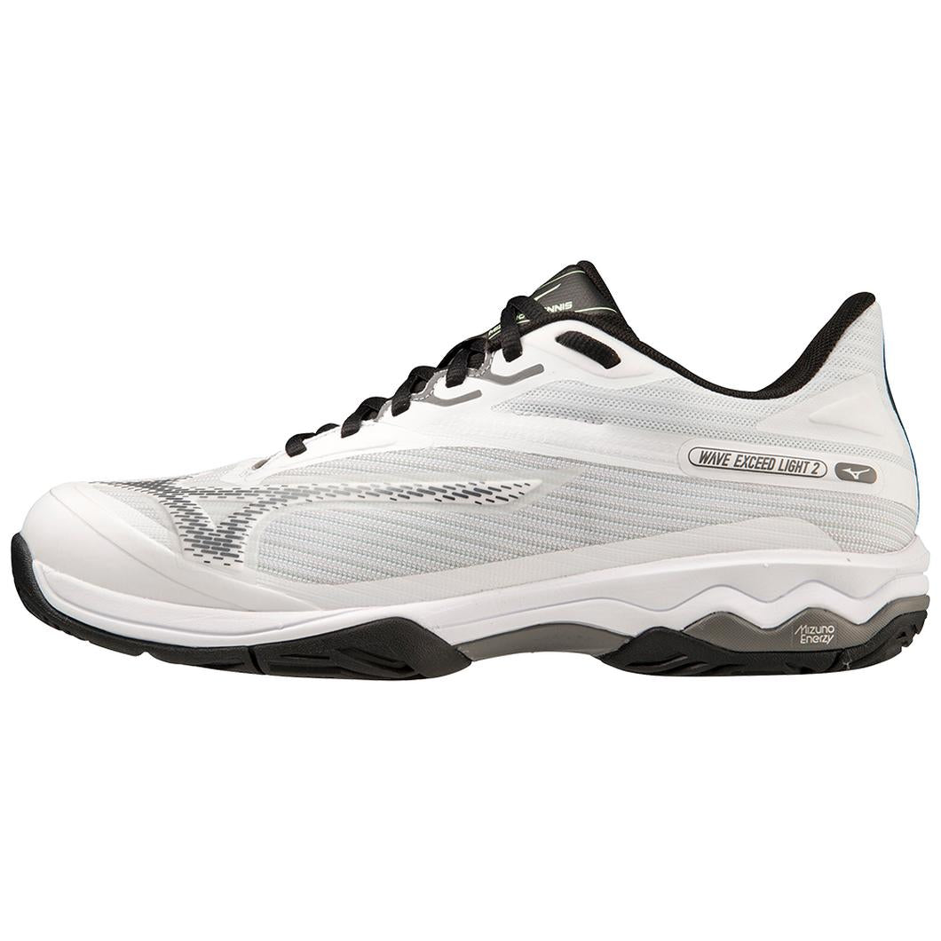 Mizuno Wave Exceed Light 2 AC Men’s Court Shoes White/Metallic Grey