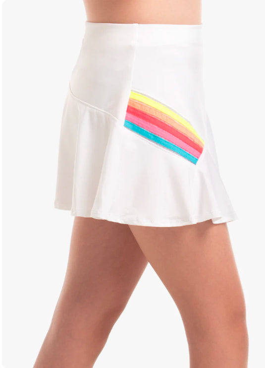 Lucky in Love Prisma Stripe Skirt- Girls