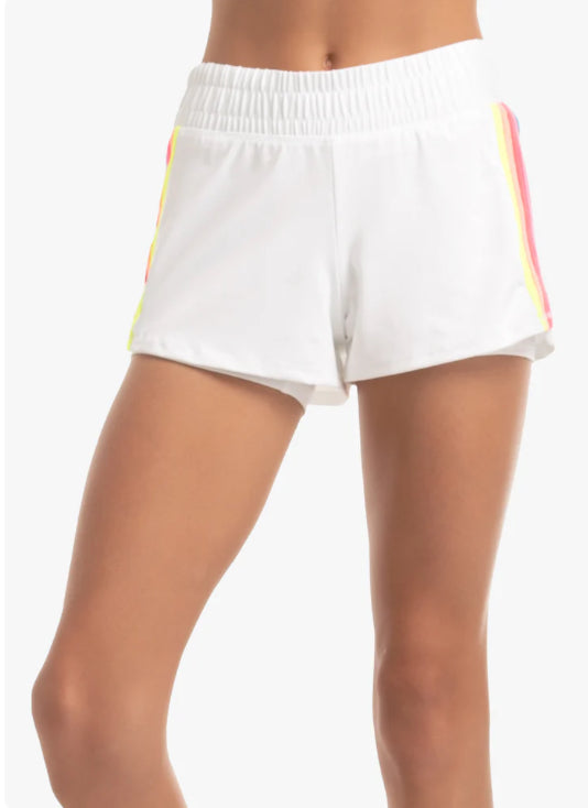 Lucky in Love Prisma Stripe Shorts- Girls