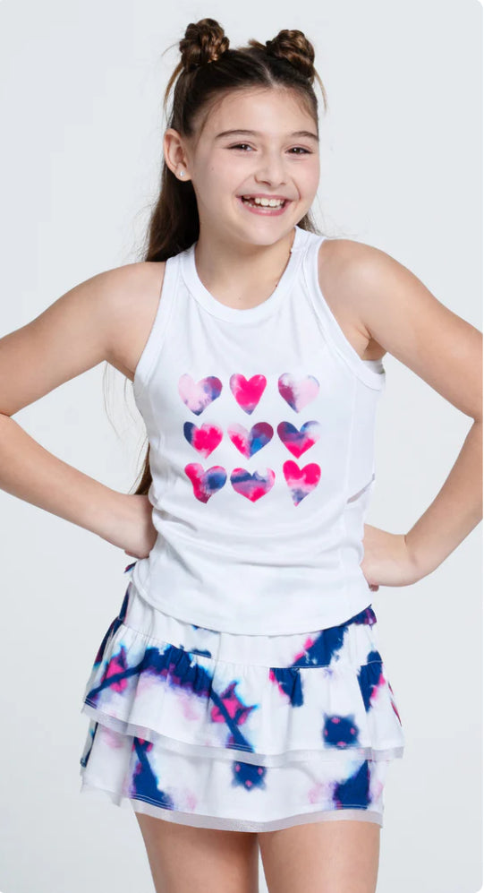 Lucky in Love Berry In Love Tank- Girls