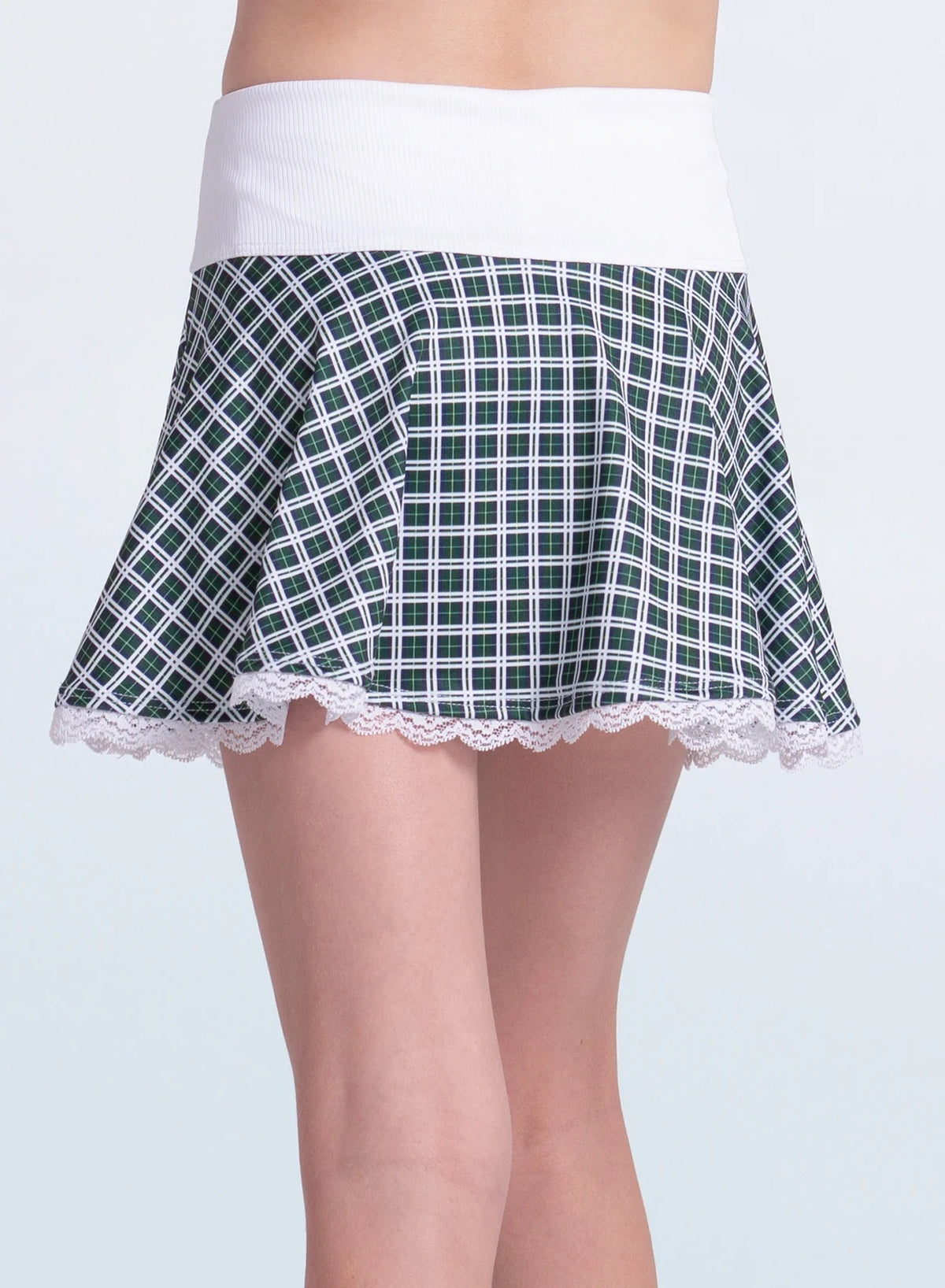 Junior Girl's Lucky in Love Preppy Please Flounce Skirt