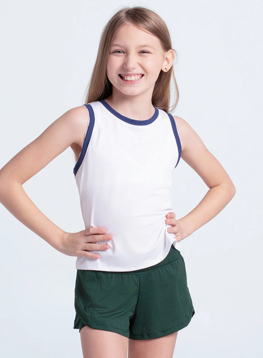 Junior Girl's Lucky in Love Ace of Lace Tank