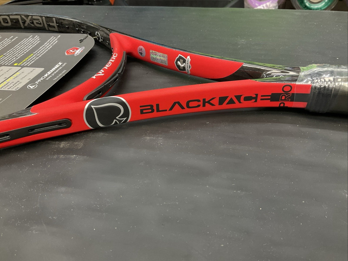 Pro Kennex BlackAce Pro Tennis Racquet (Red)