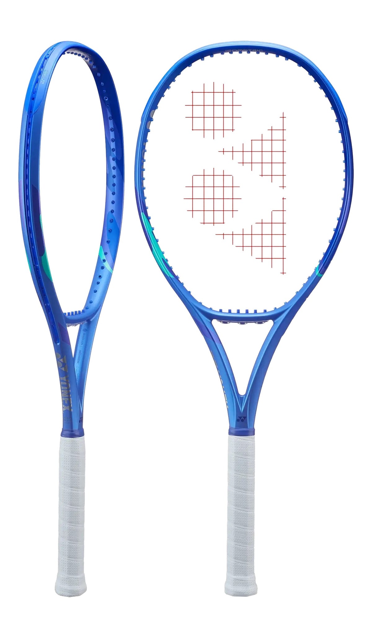 Yonex Ezone 100 + v.8 Unstrung Tennis Racquet