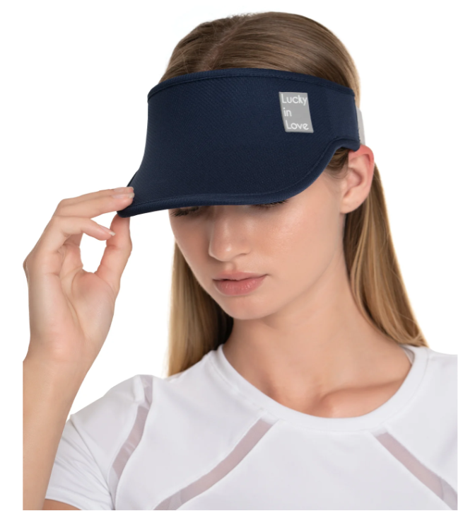 Lucky in Love Lucky Logo Stretch Visor