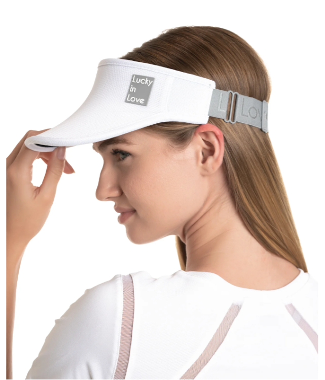 Lucky in Love Lucky Logo Stretch Visor