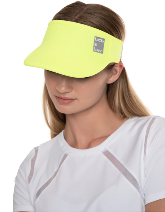 Lucky in Love Lucky Logo Stretch Visor