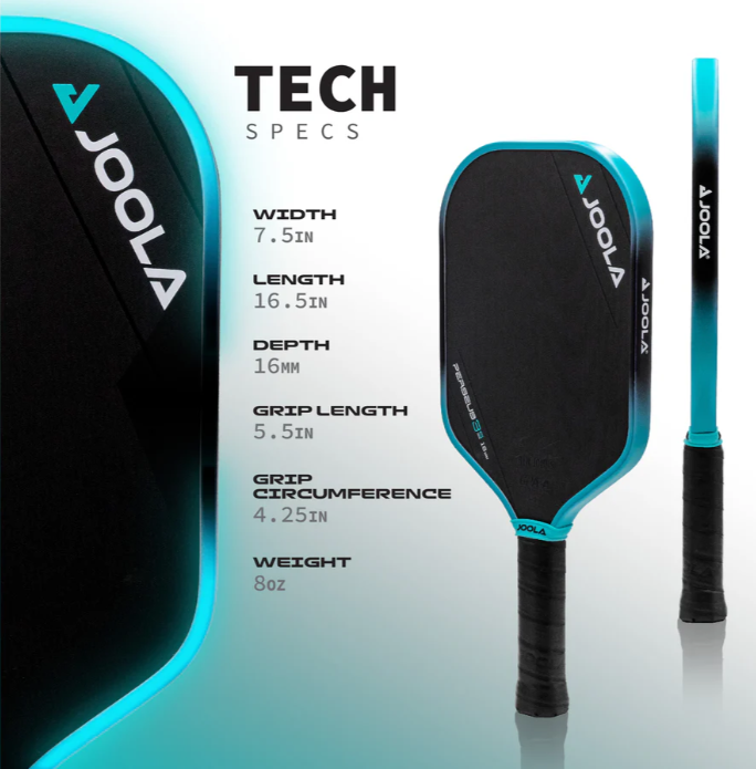 JOOLA Perseus 3s (14mm & 16mm) Ben Johns Pickleball Paddle