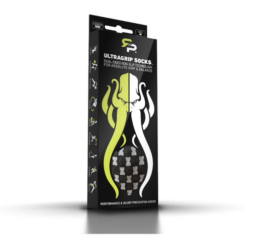 Road 2 Pro RTP Ultragrip V2 Dual-Sided Non-Slip Socks Mid Length