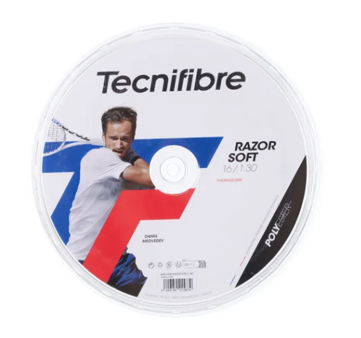 Tecnifibre Razor Soft White (16G, 17G, 18G) Reel- White