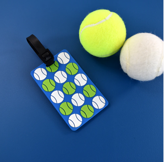 Racquet Inc Tennis Bag Tag- Tennis Balls