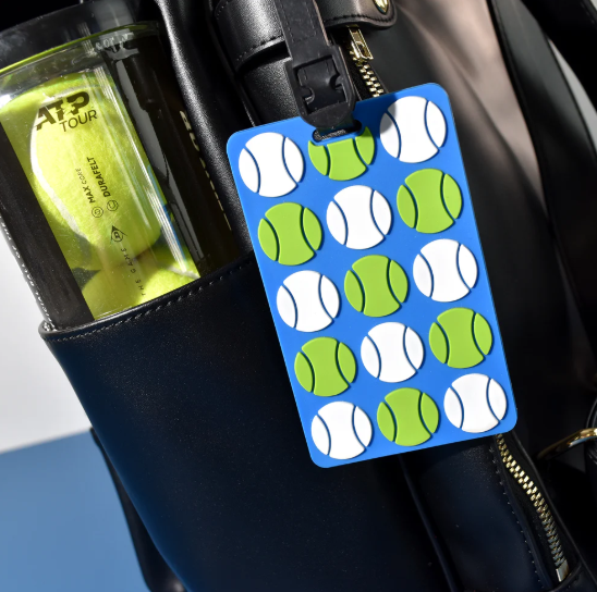 Racquet Inc Tennis Bag Tag- Tennis Balls