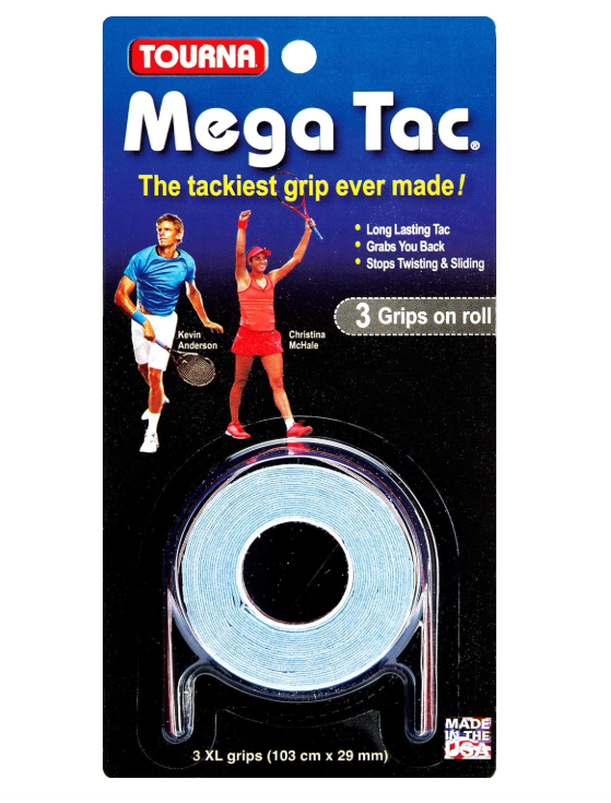 Tourna Mega Tac XL Overgrip- 3 Pack