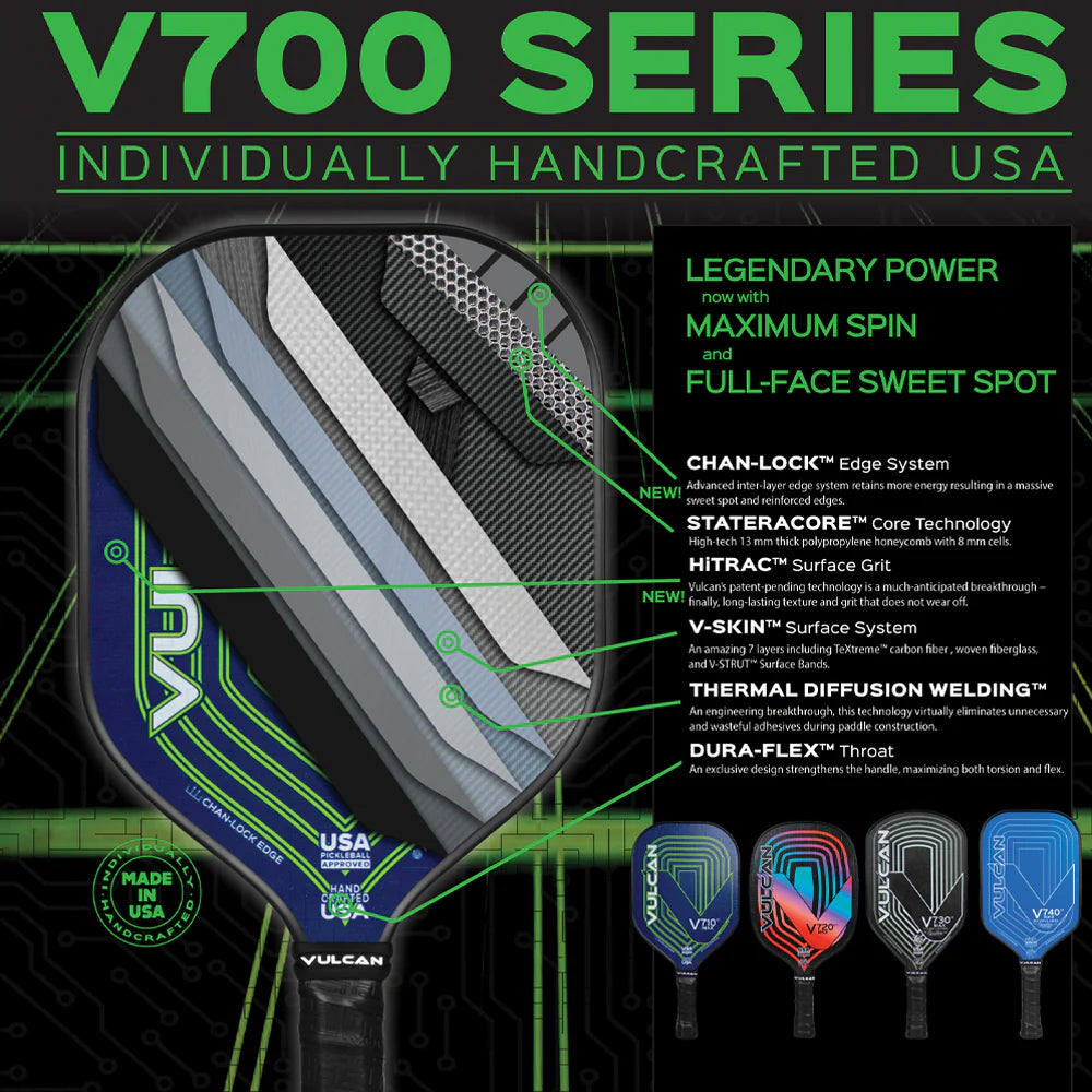 Vulcan V730HT Max Tyler Loong Signature Edition Pickleball Paddle