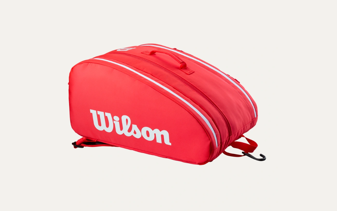 Wilson Super Tour Pickleball Bag - Red/White