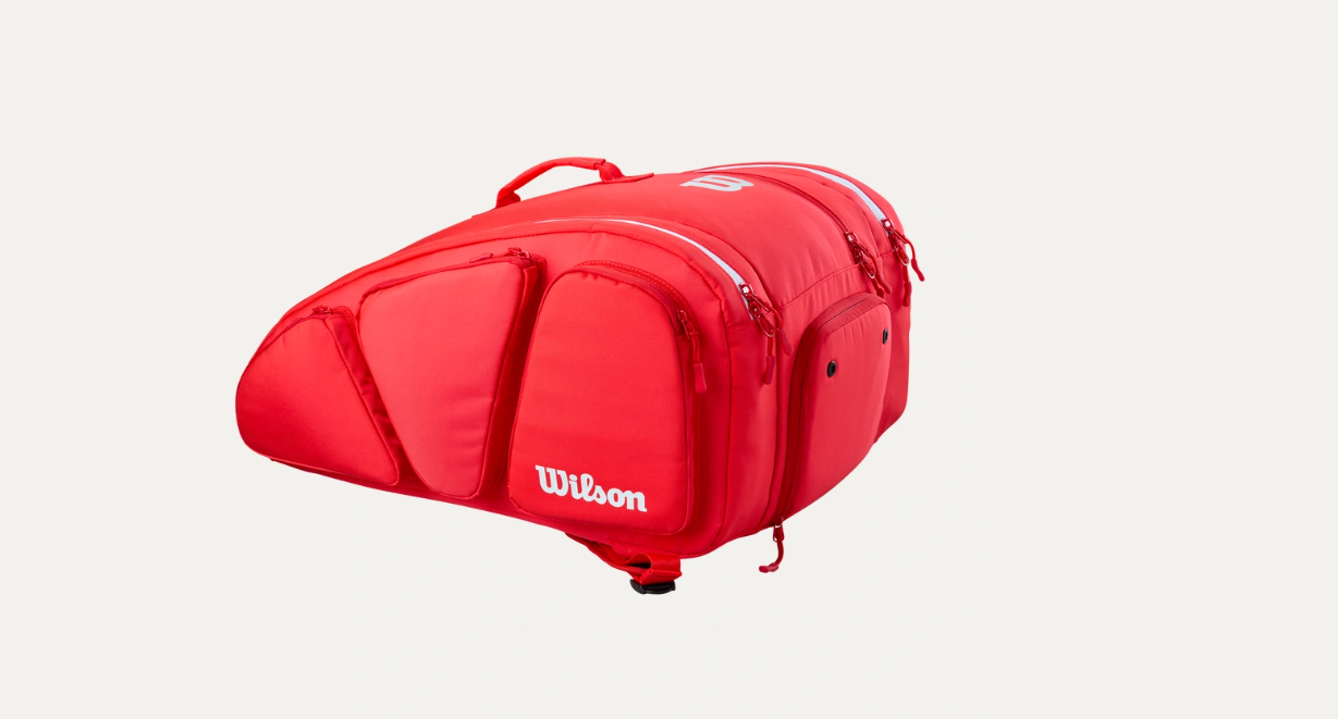 Wilson Super Tour Pickleball Bag - Red/White