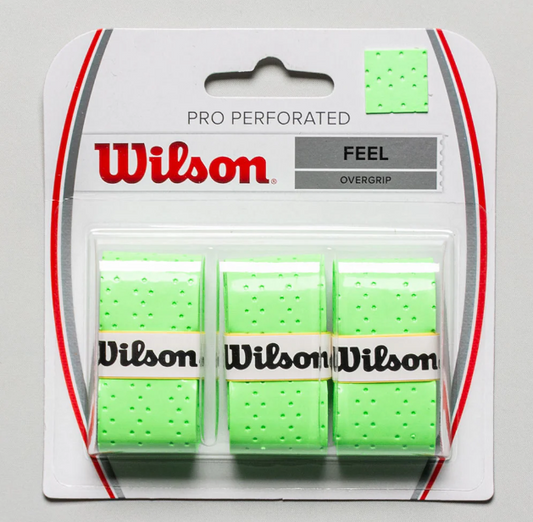 Wilson Pro Perforated Feel Overgrip- 3 Pack