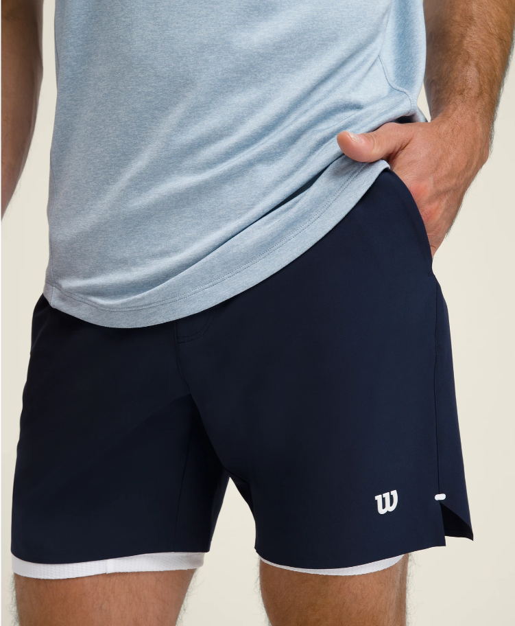 Wilson Men's Tournament Short V2 - 7" Classic Navy