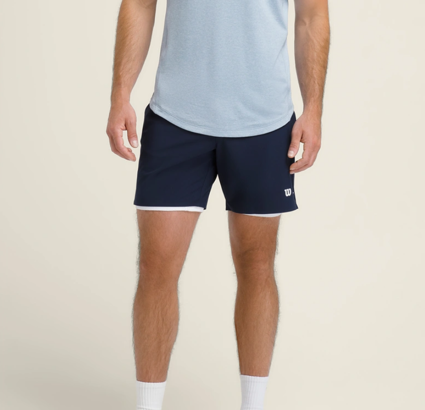 Wilson Men's Tournament Short V2 - 7" Classic Navy