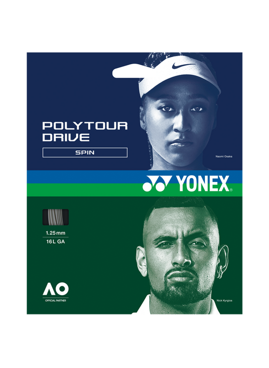 Yonex Polytour Drive 125 Tennis Strings (Flash Yellow)