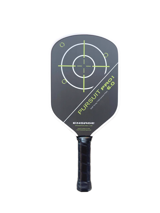 Engage Pursuit Pro1 6.0 Power Series Raw T700 Carbon Fiber Pickleball Paddle