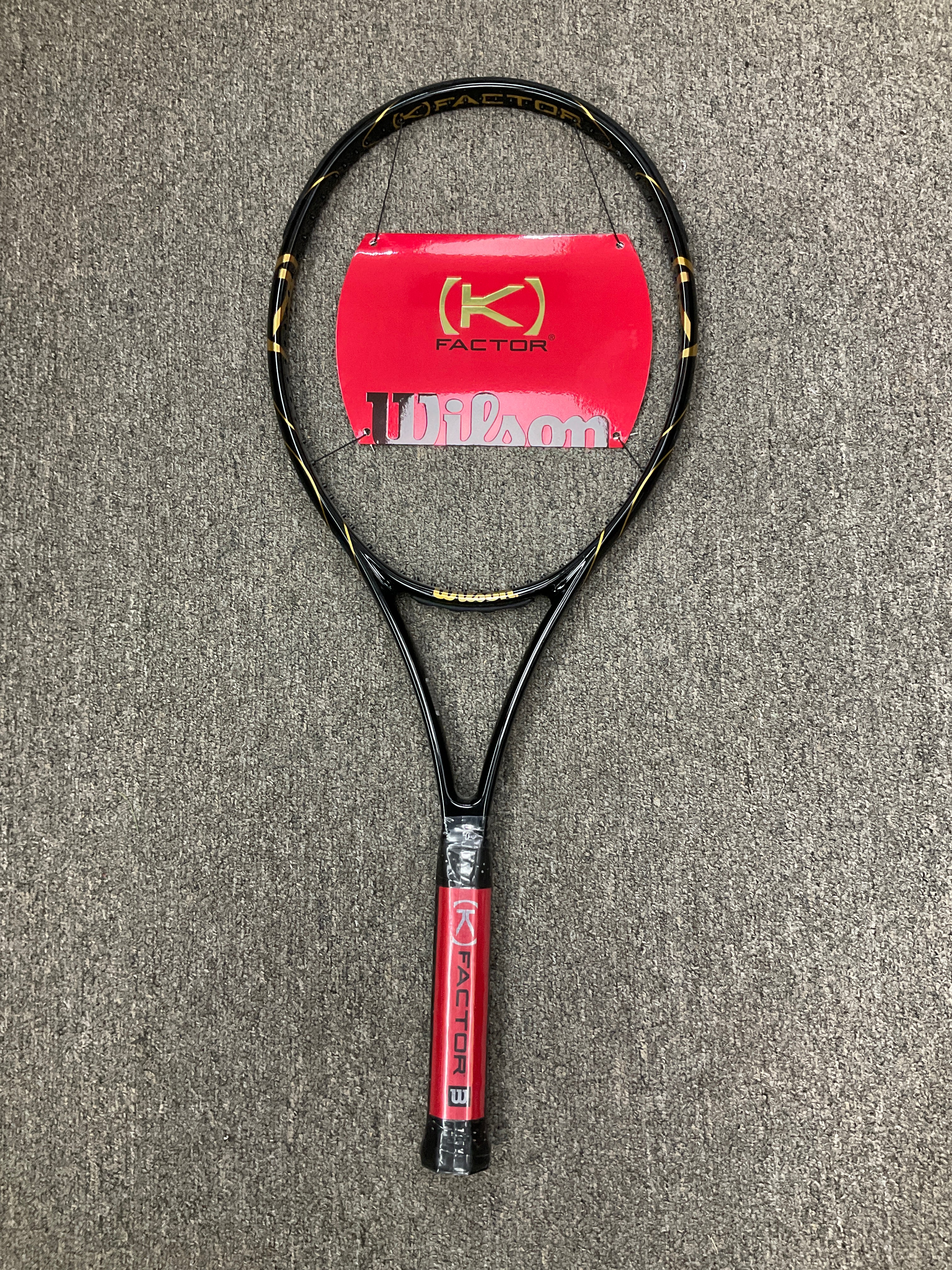 Wilson K-Factor NanoWhite Red Black outlet Tennis Racquet