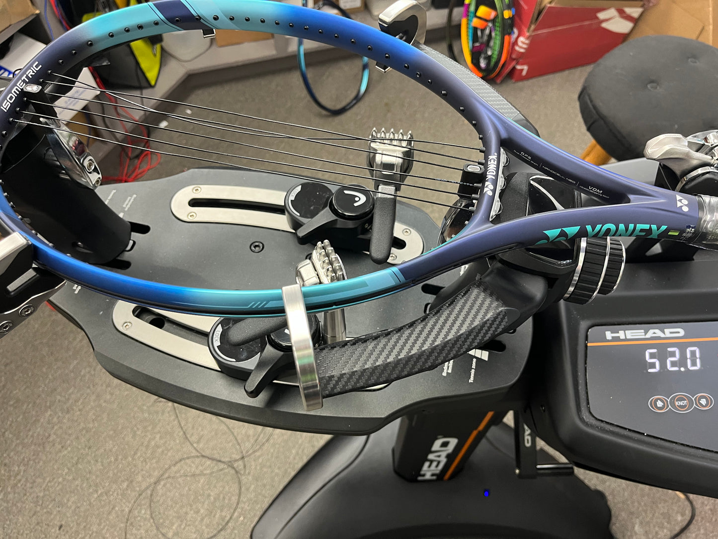 Racquet Stringing - Put Tension in Order Note